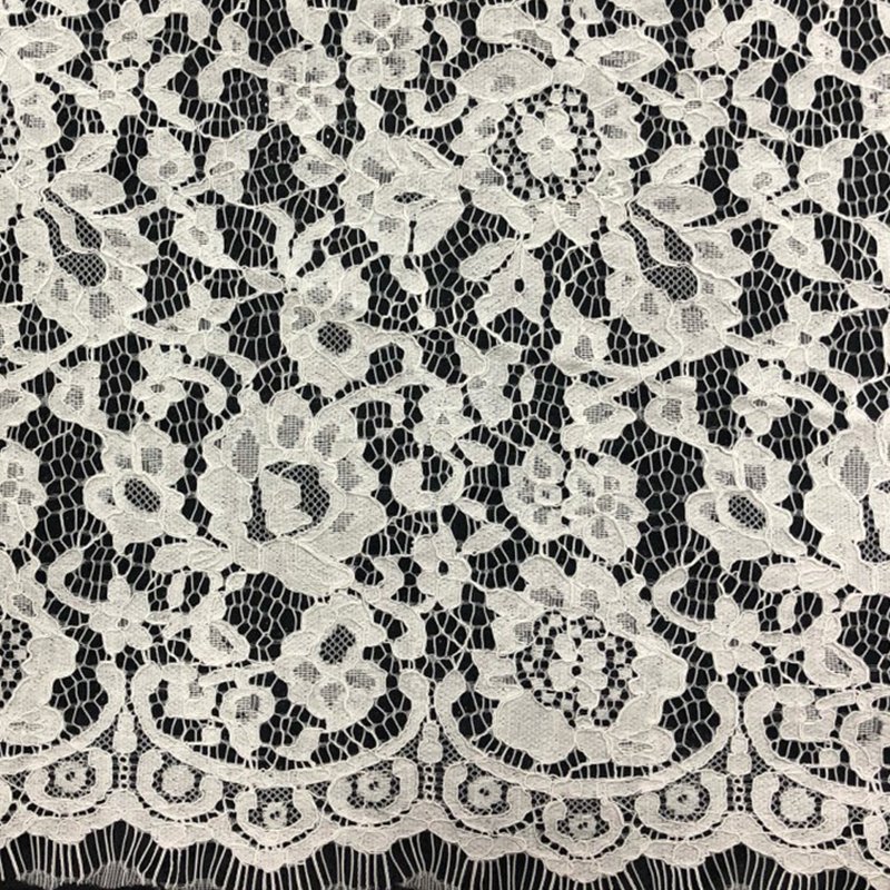 Lace Fabric Dress Eyelash Nylon for Women's Wear Wholesale Supplier 5
